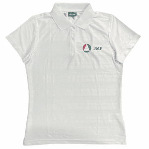 White Golfshirts Ladies